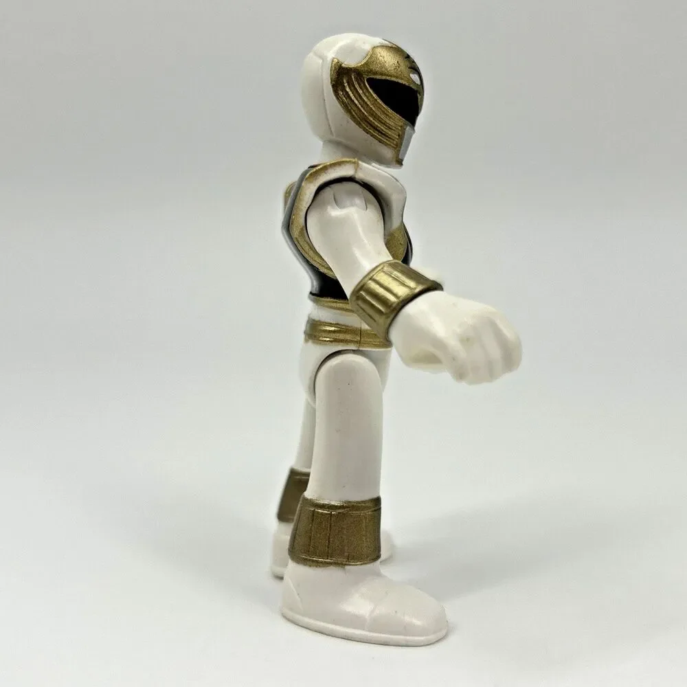 Imaginext Power Rangers WHITE RANGER figure MMPR from Tigerzord Tommy Oliver